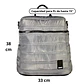 Mochila y Bolso Puff gris (capacidad Pc 15