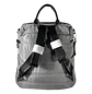 Mochila y Bolso Puff gris (capacidad Pc 15