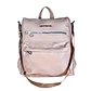 Mochila y Cartera Eco Cuero Rosa - Miniatura 4