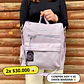 Mochila y Cartera Eco Cuero Rosa - Miniatura 1