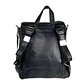Mochila y Cartera Eco Cuero Negra - Miniatura 6