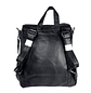 Mochila y Cartera Eco Cuero Negra - Miniatura 6