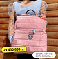Mochila Puff palo rosa (capacidad Pc 14