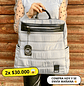 Mochila Puff Gris (capacidad Pc 14