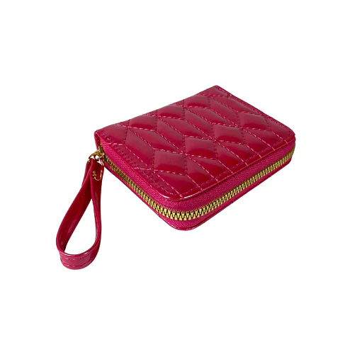 Billetera Charol Fucsia 2