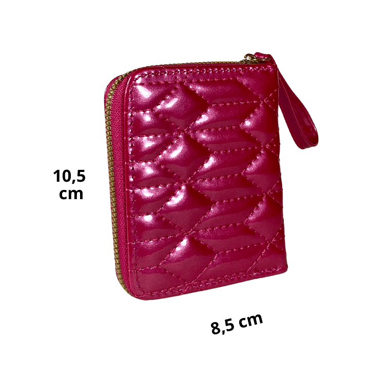 Billetera Charol Fucsia 4