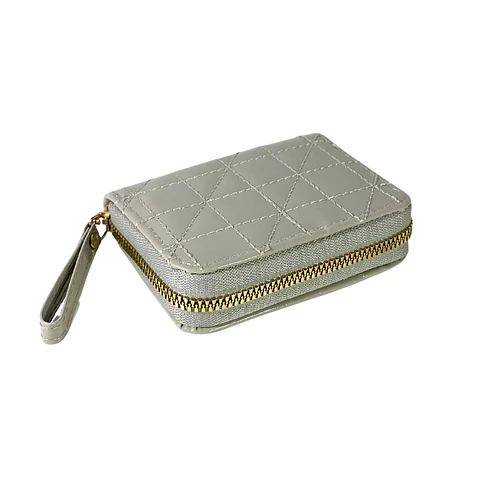 Billetera Charol Gris 4