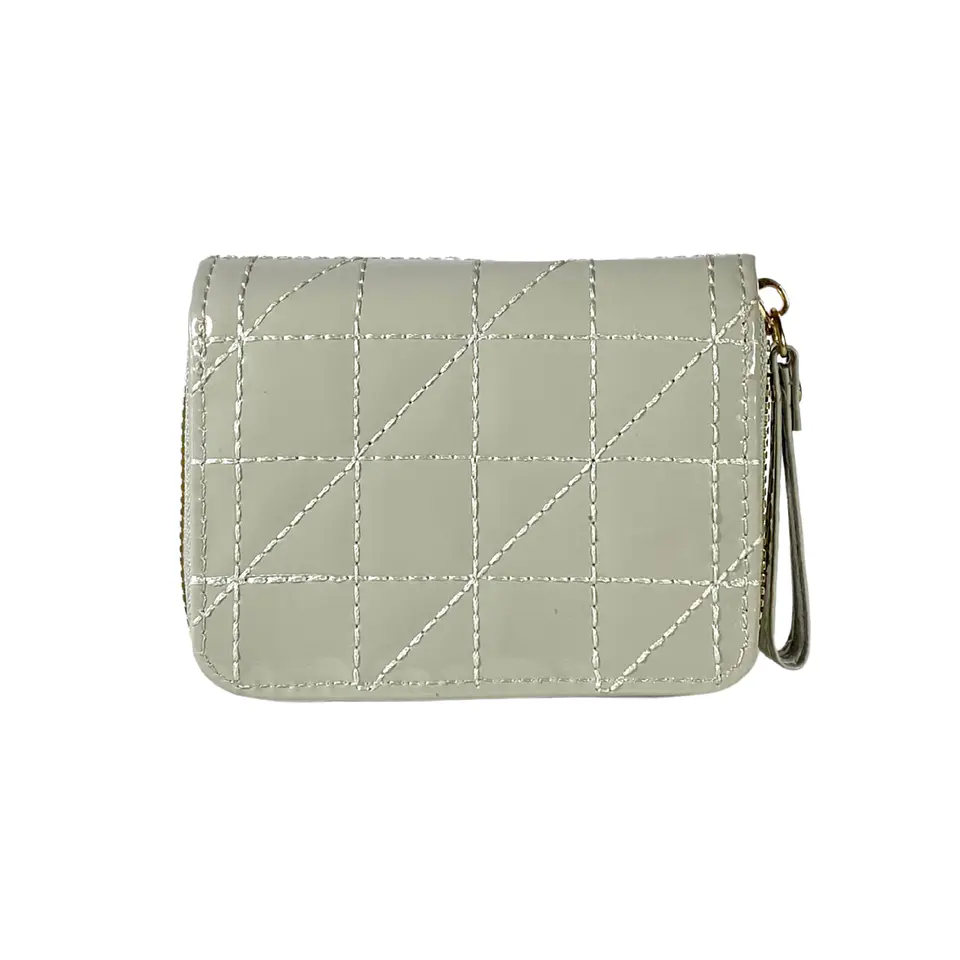 Billetera Charol Gris 5
