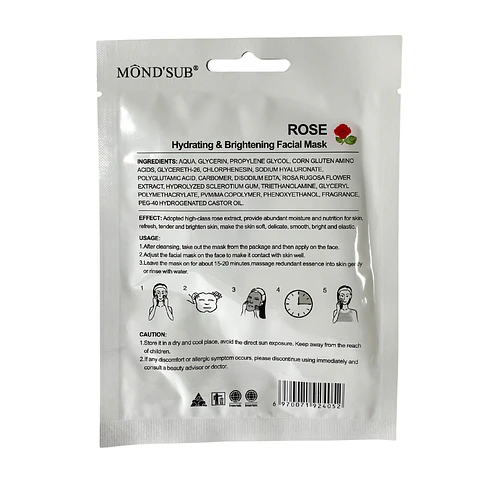 Mascarilla Facial de Rosas Hidratante e Iluminadora 2