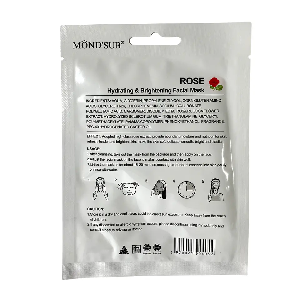 Mascarilla Facial de Rosas Hidratante e Iluminadora 2