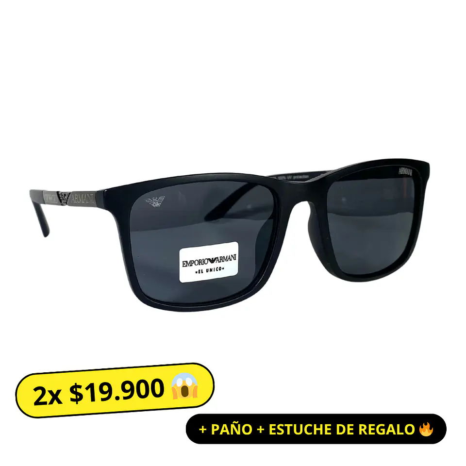 Lentes de Sol Premium Emporio Armani AAA negro Hombre 1