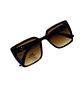 Lentes de Sol Premium Hermes AAA Café Mujer - Miniatura 5
