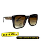 Lentes de Sol Premium Hermes AAA Café Mujer - Miniatura 1