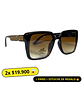 Lentes de Sol Premium Hermes AAA Café Mujer - Miniatura 1