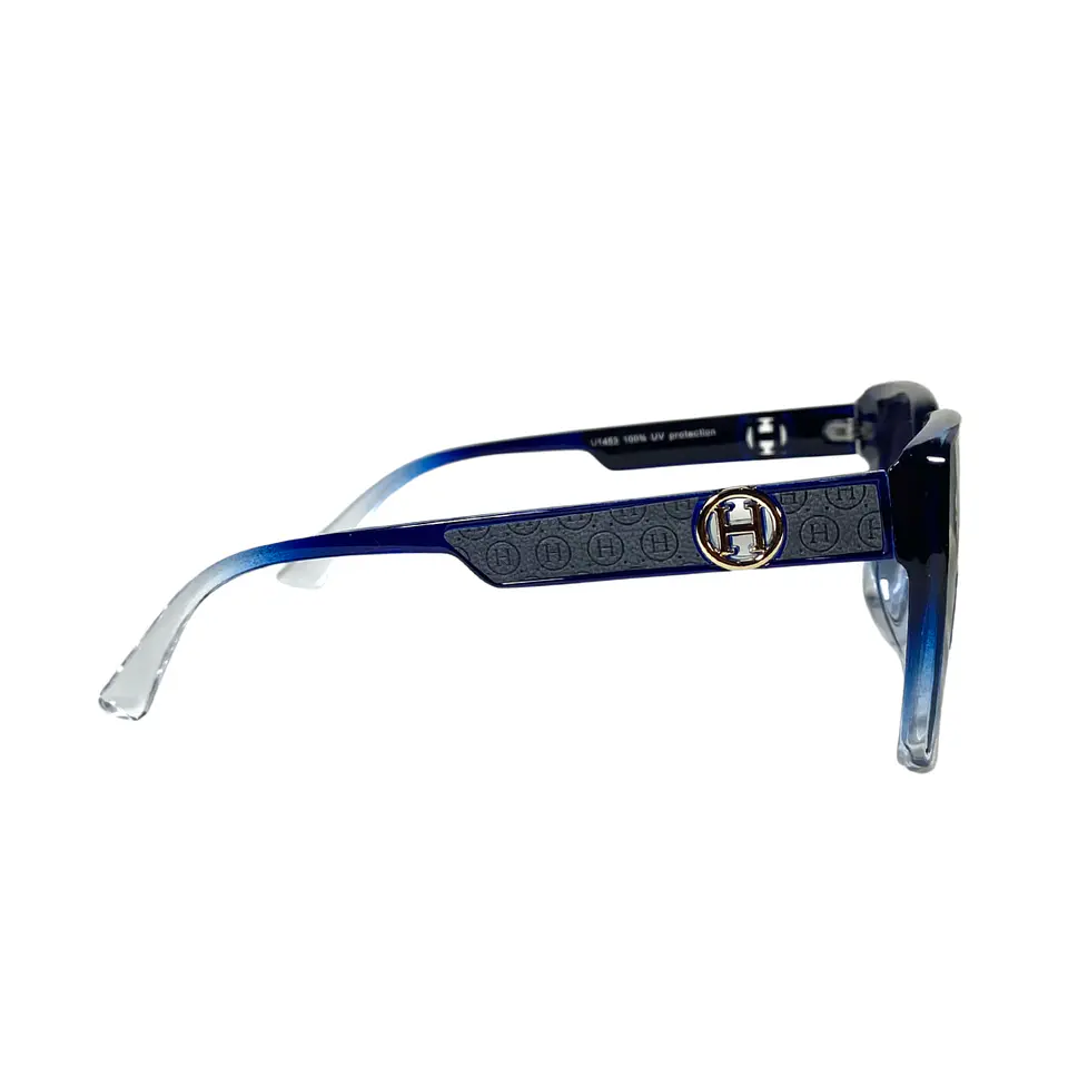 Lentes de Sol Premium Hermes AAA Negro-Azulado Mujer 2
