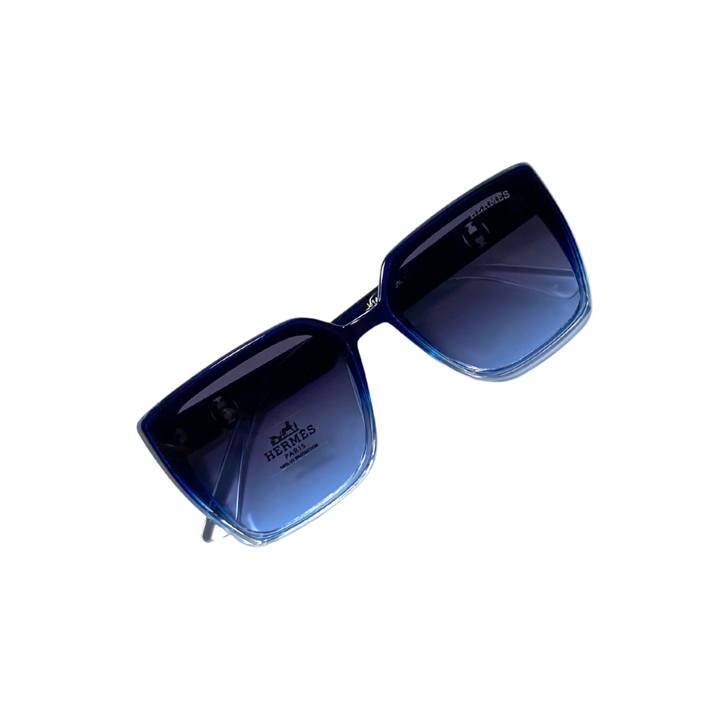 Lentes de Sol Premium Hermes AAA Negro-Azulado Mujer 5