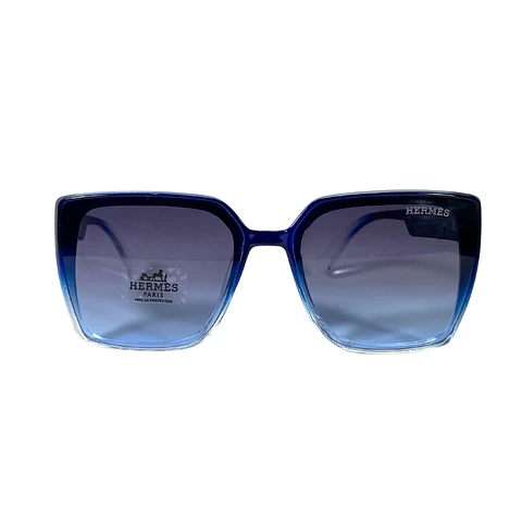 Lentes de Sol Premium Hermes AAA Negro-Azulado Mujer 3