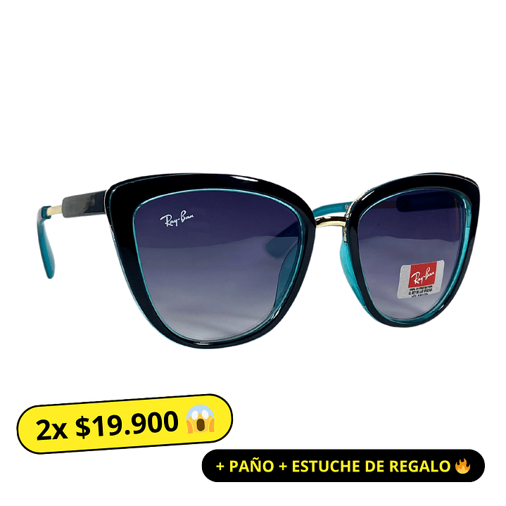 Lentes de Sol Premium RyB AAA Azul Mujer 1