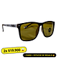 Lentes de Sol RyB AAA Café con diseño Unisex - Miniatura 1