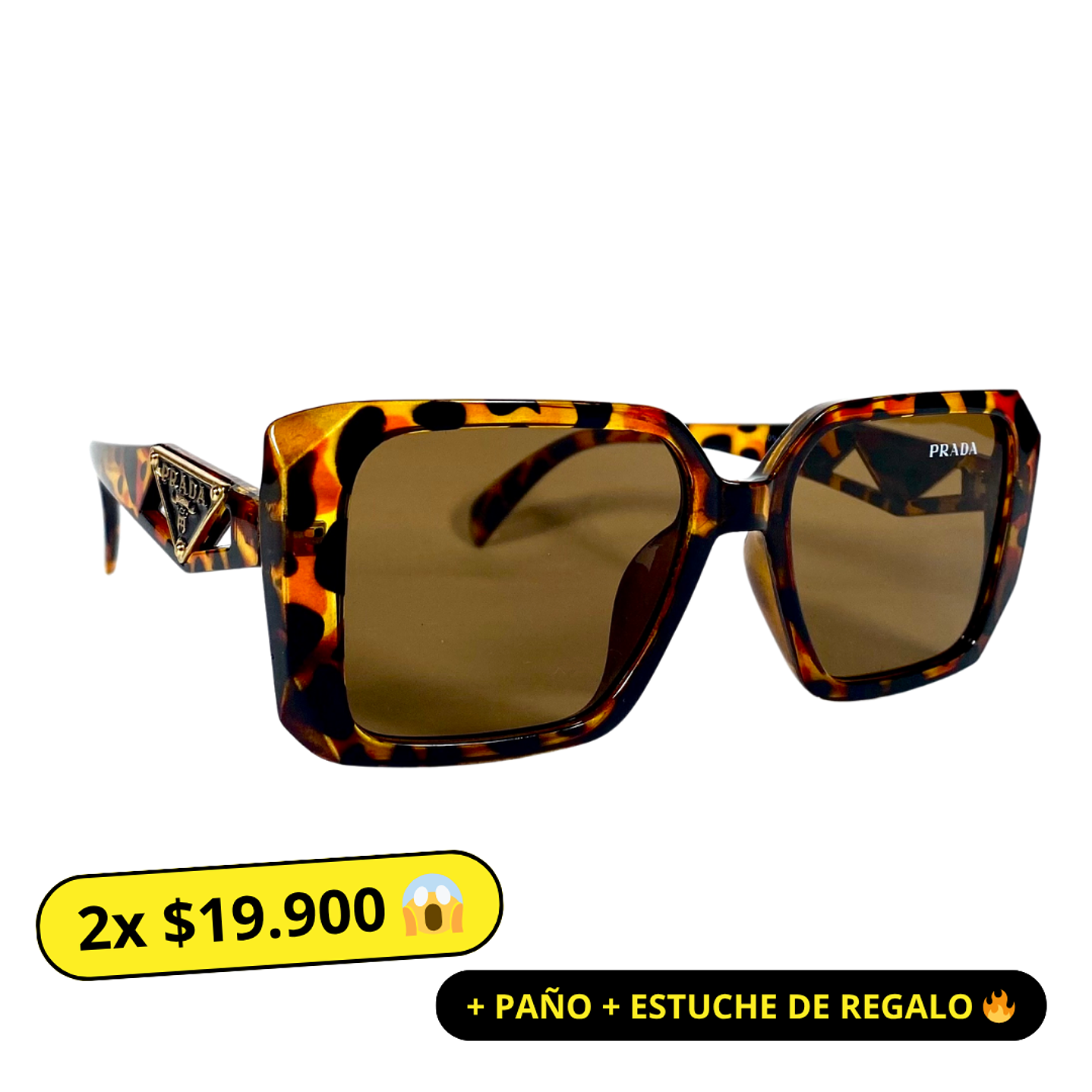Lentes de Sol Premium Prada AAA animal print Mujer 1