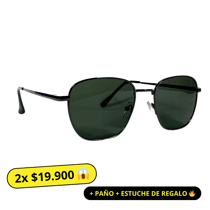 Lentes de Sol Negros Unisex  1
