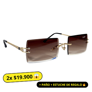 Lentes de Sol Café Unisex 
