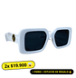 Lentes de Sol Premium Blancos Unisex - Miniatura 1