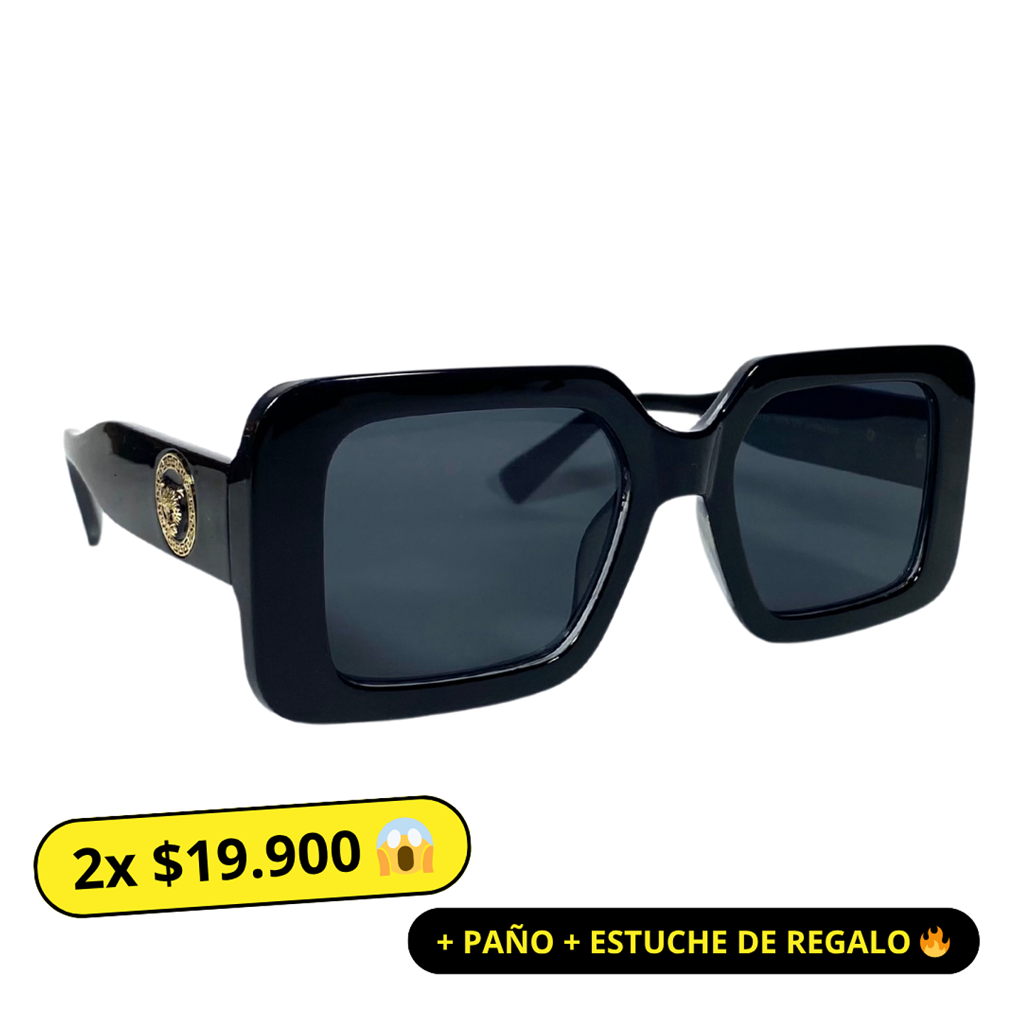 Lentes de Sol Premium Negro Unisex 1