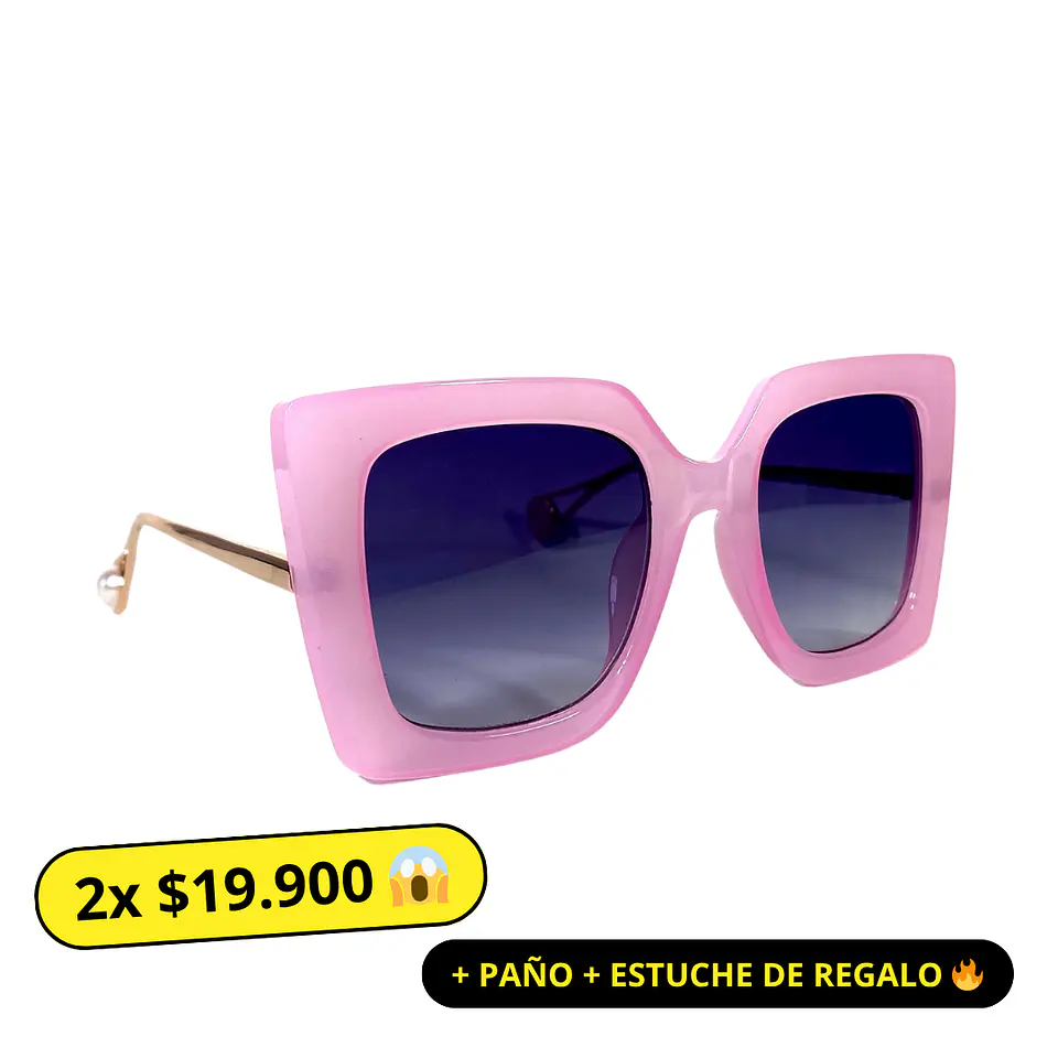 Lentes de Sol Rosa Mujer  1