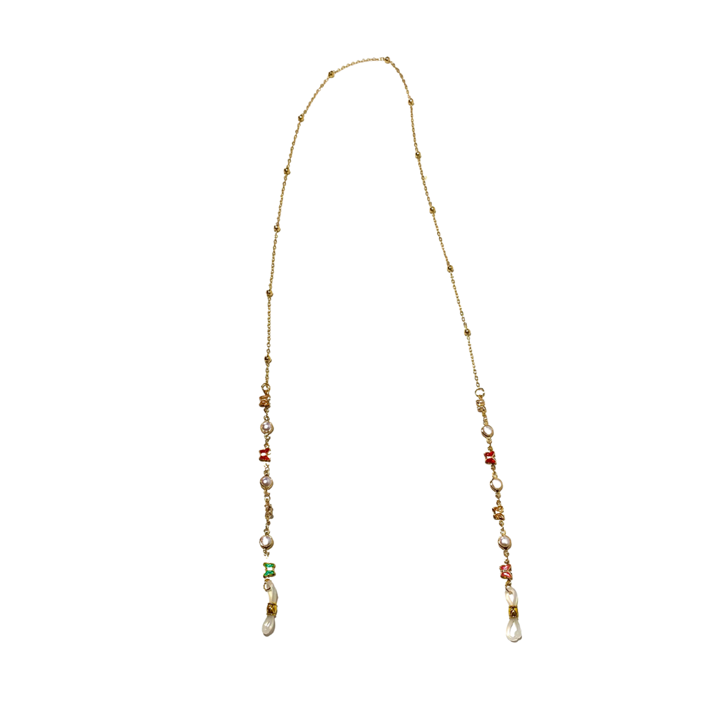 Straps para Lentes con diseño de perlas y mariposas 2