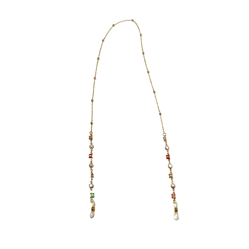 Straps para Lentes con diseño de perlas y mariposas 2