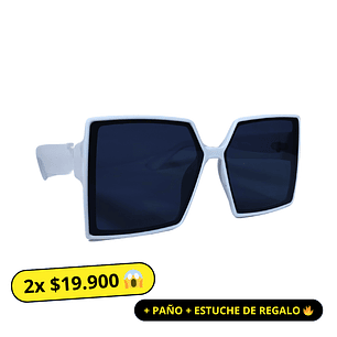 Lentes de Sol Blanco Mujer