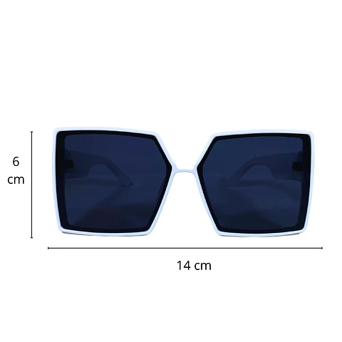 Lentes de Sol Blanco Mujer 4