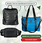 Pack 3: Mochila (Pc) + Bolso Tote (Pc) + Bandolera Puff + Envío Gratis 🔥 - Miniatura 3