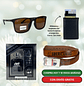 Pack 4 Hombre:  Lentes de Sol + Billetera Viral + Pack Polo + Cinturón + Envío Gratis 🔥 - Miniatura 3