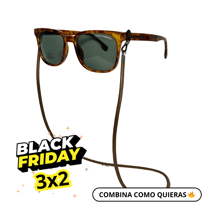 Straps para Lentes Eco Cuero Café 1
