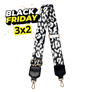 Straps Animal Print negro gran calidad 