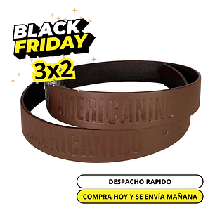 Cinturón A. Café oscuro