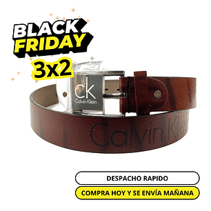 Cinturón ck Café oscuro