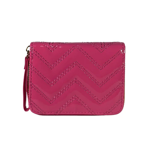 Billetera Charol Rosa 2