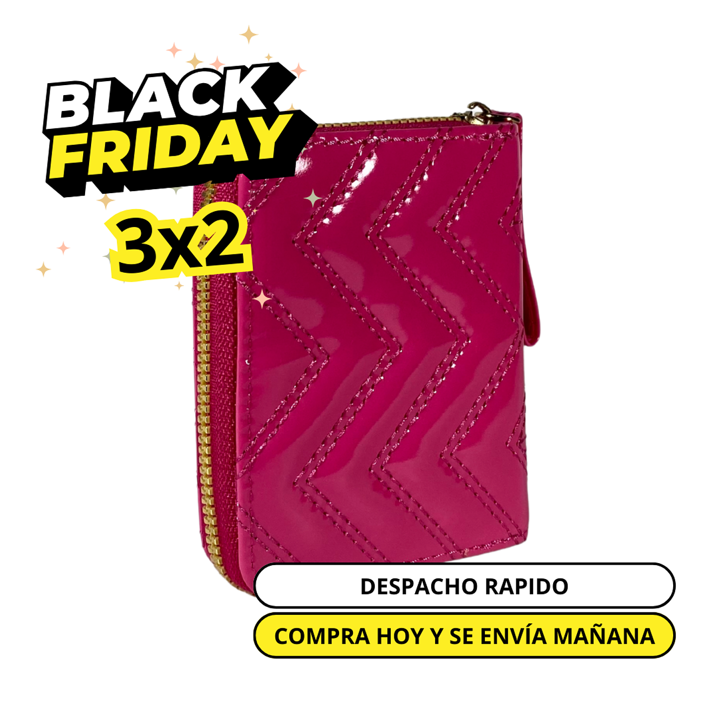 Billetera Charol Rosa 1