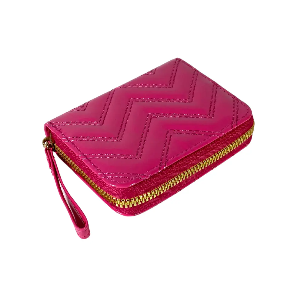 Billetera Charol Rosa 3
