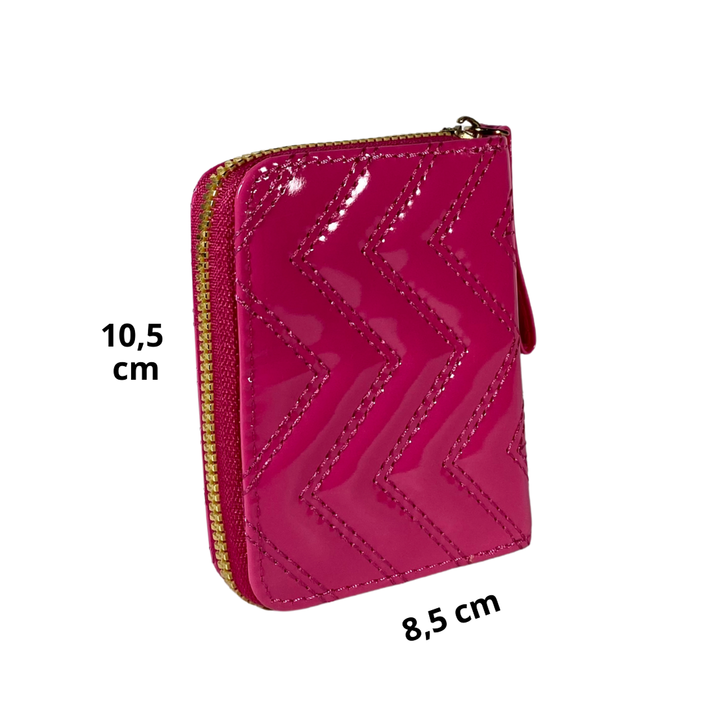 Billetera Charol Rosa 4