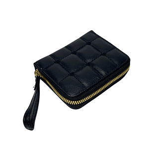 Billetera Negra Acolchada