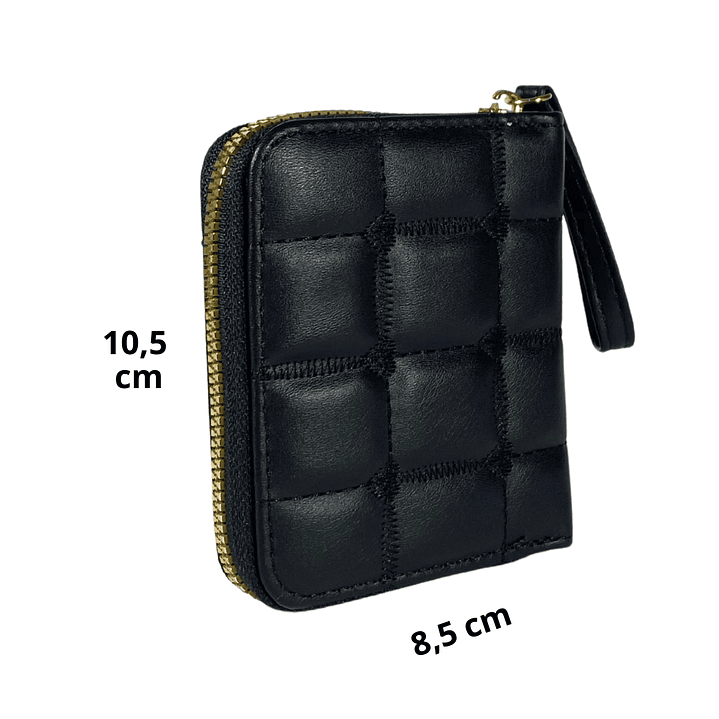 Billetera Negra Acolchada 4