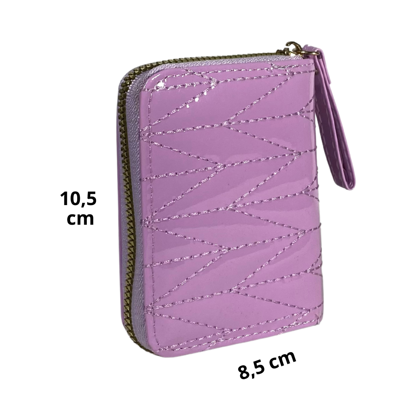 Billetera Charol Lila 4