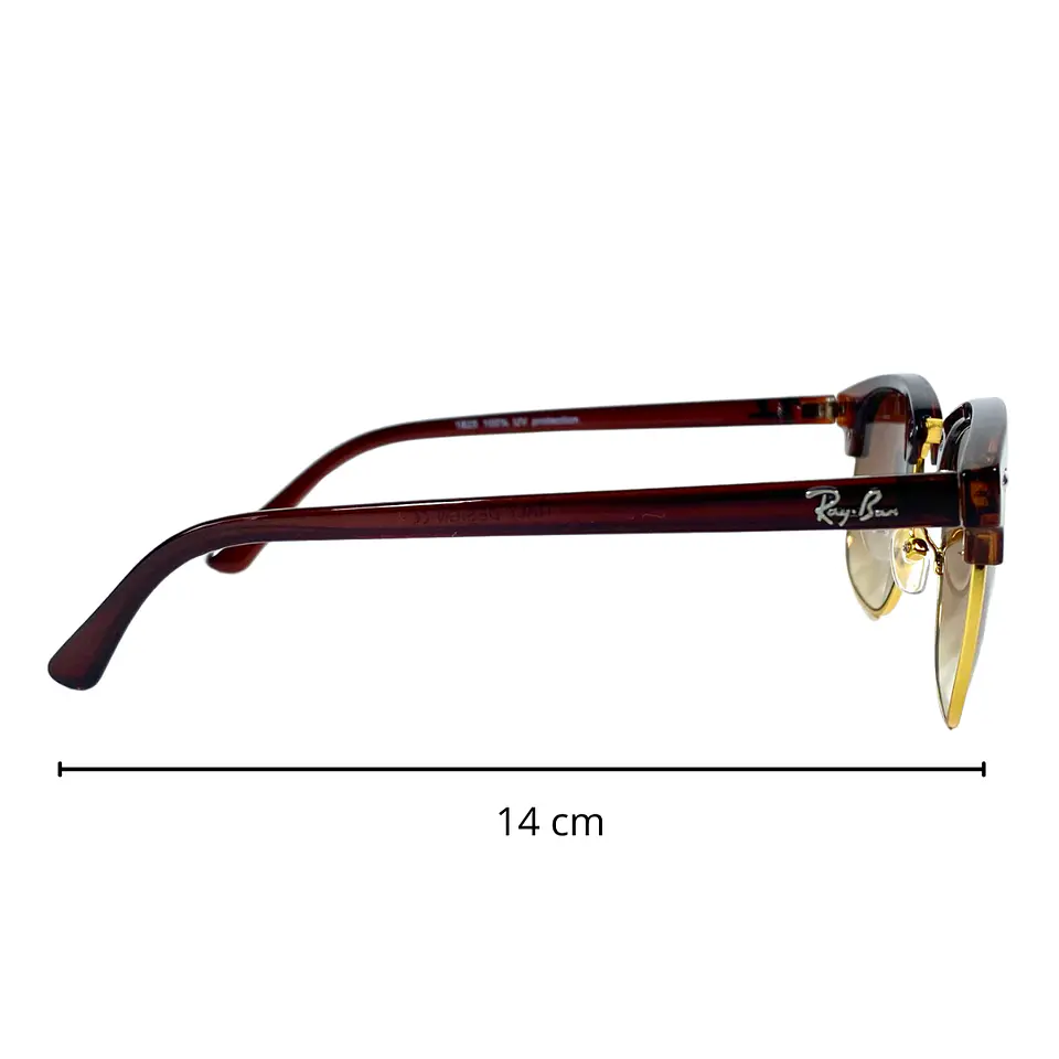 Lentes de Sol Premium RyB AAA Café Unisex 4