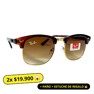 Lentes de Sol Premium RyB AAA Café Unisex
