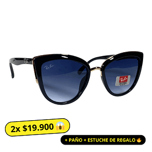 Lentes de Sol Premium RyB AAA Negro Mujer 
