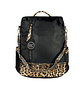 Mochila y Cartera Animal Print Negra antirrobo - Miniatura 4